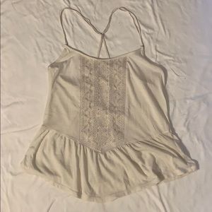American eagle outfitters cream tank top